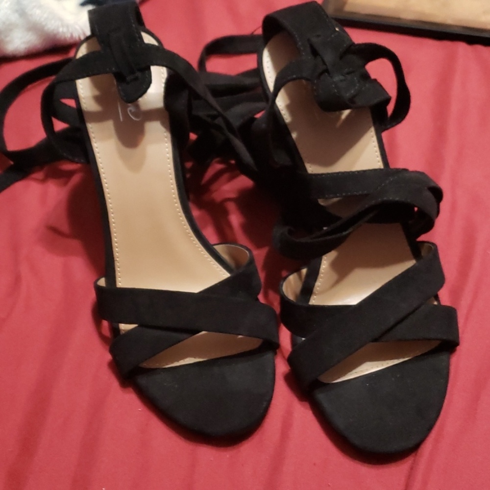 Sexy lace up heels